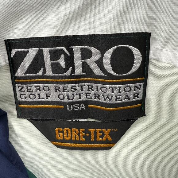 Zero Restriction Jacket Mens Extra Large Green Golf Golfing Windbreaker USA - Picture 3 of 14